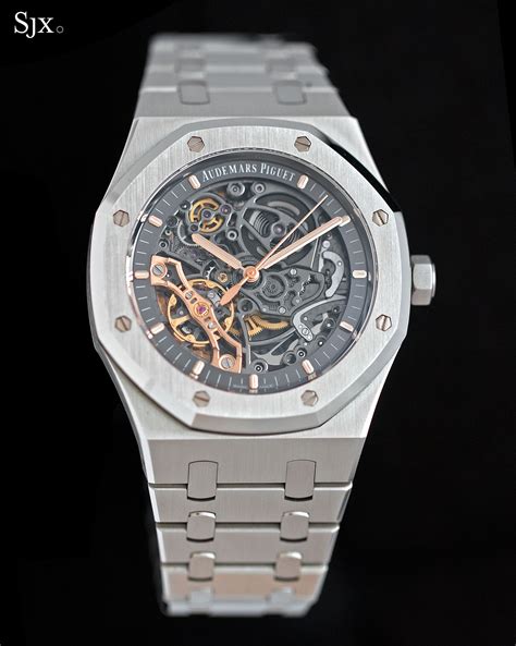 audemars piguet royal oak openworked double balance wheel|audemars piguet royal oak h03168.